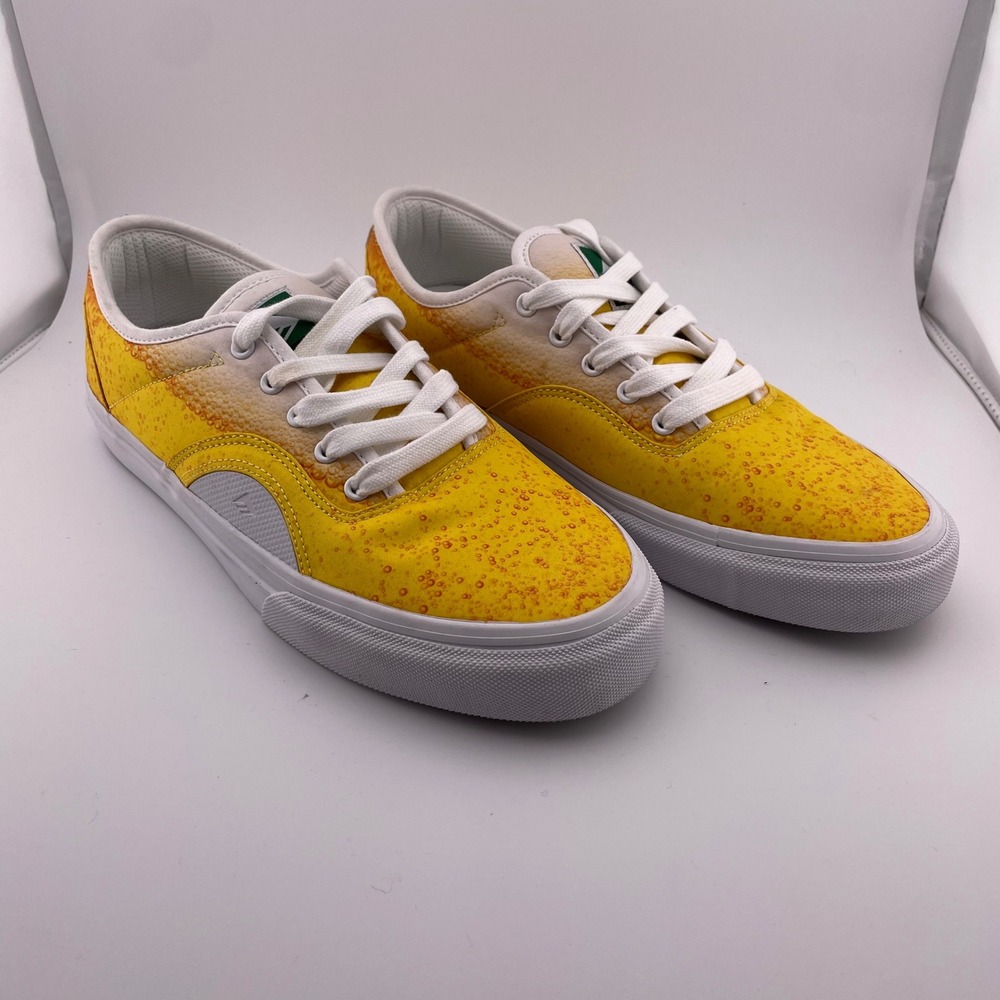 Emerica Provost G6 Mens 9‎ Skate Shoes Crushing It Beer Can Yellow Low Sneaker